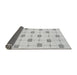 Sideview of Solid Gray Modern Rug, abs1431gry