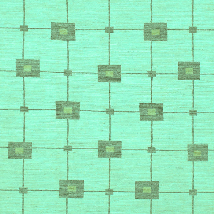 Machine Washable Solid Turquoise Modern Area Rugs, wshabs1431turq