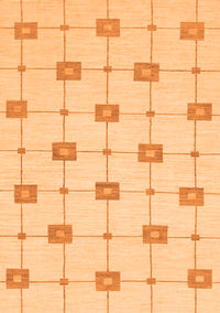 Solid Orange Modern Rug, abs1431org