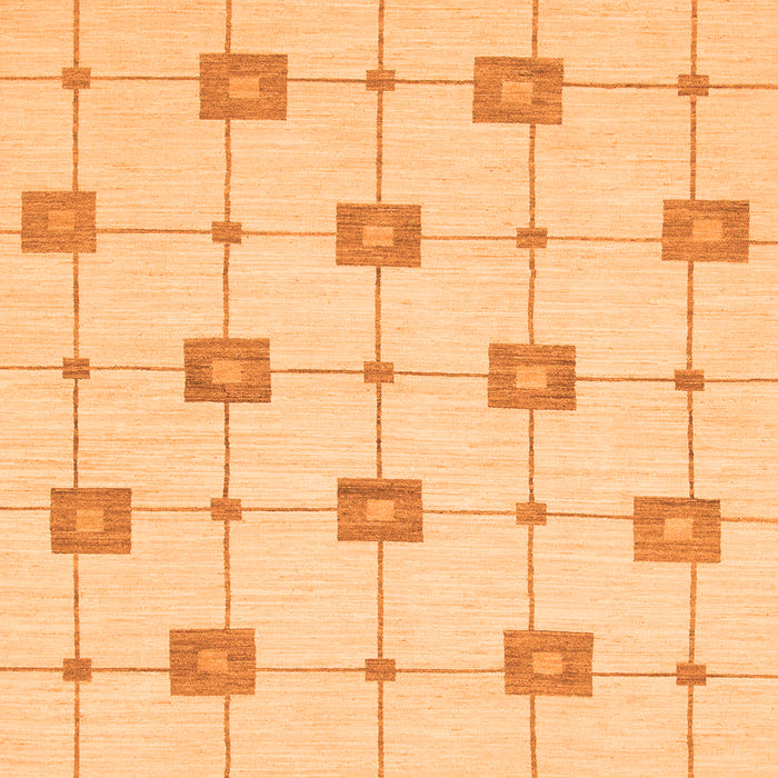 Solid Orange Modern Rug, abs1431org