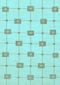 Solid Light Blue Modern Rug, abs1431lblu