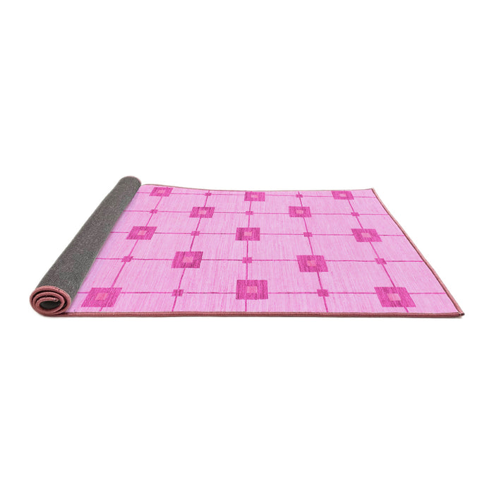 Sideview of Solid Pink Modern Rug, abs1431pnk