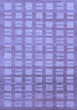 Abstract Blue Modern Rug, abs1432blu
