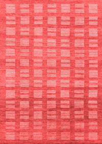 Abstract Red Modern Rug, abs1432red