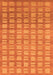 Abstract Orange Modern Rug, abs1432org