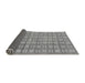 Sideview of Abstract Gray Modern Rug, abs1432gry