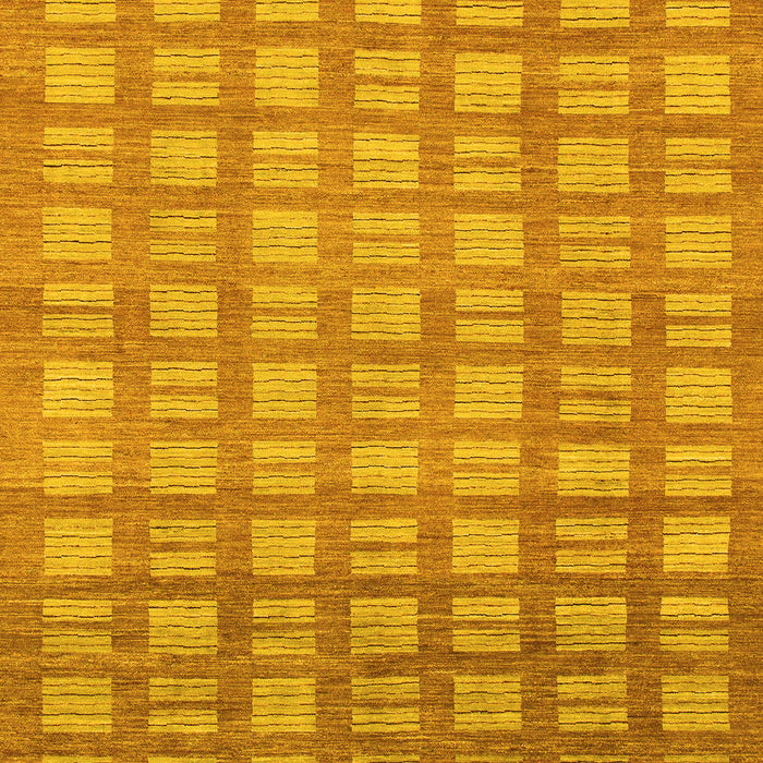 Machine Washable Abstract Yellow Modern Rug, wshabs1432yw