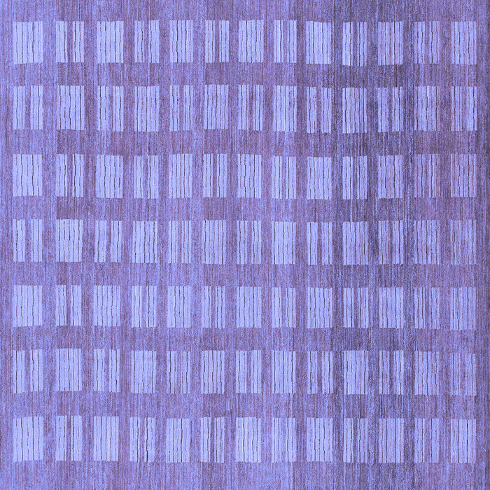 Square Abstract Blue Modern Rug, abs1432blu