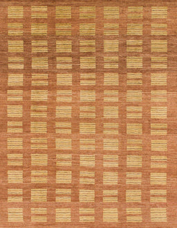 Abstract Orange Red Modern Rug, abs1432