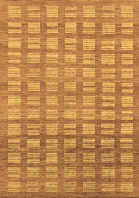 Abstract Brown Modern Rug, abs1432brn