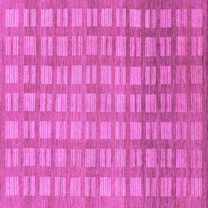 Square Machine Washable Abstract Purple Modern Area Rugs, wshabs1432pur