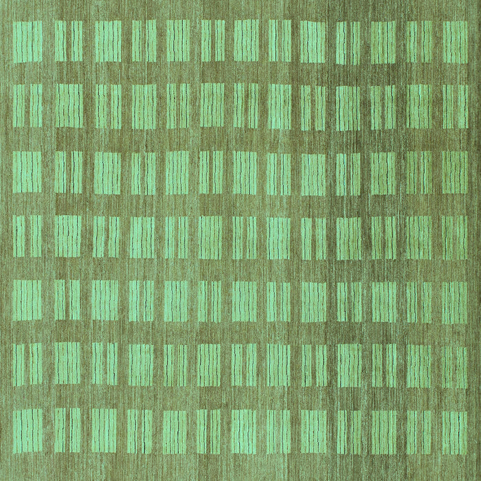 Square Abstract Turquoise Modern Rug, abs1432turq