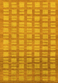 Abstract Yellow Modern Rug, abs1432yw