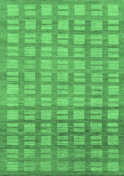 Abstract Emerald Green Modern Rug, abs1432emgrn