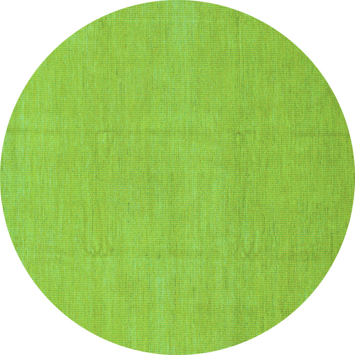 Round Abstract Turquoise Modern Rug, abs1433turq