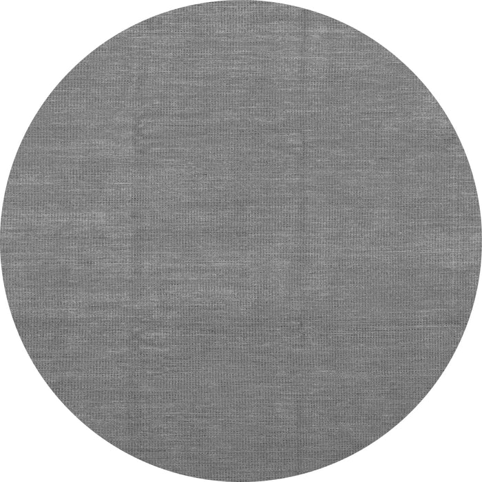 Round Machine Washable Abstract Gray Modern Rug, wshabs1433gry