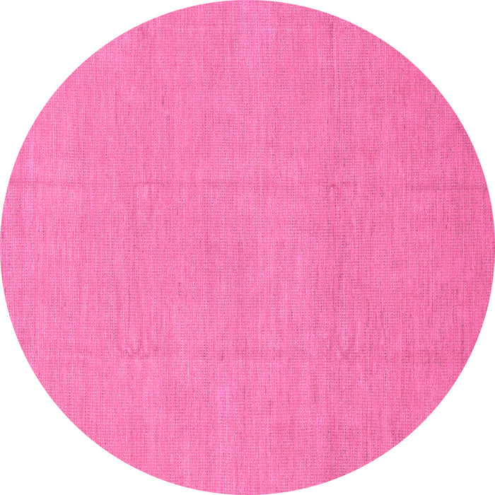 Round Abstract Purple Modern Rug, abs1433pur