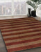 Machine Washable Abstract Dark Red Rug in a Family Room, wshabs1434