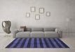 Machine Washable Abstract Blue Modern Rug in a Living Room, wshabs1434blu