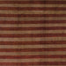 Square Abstract Dark Red Modern Rug, abs1434