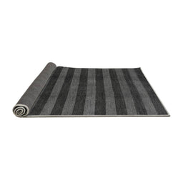 Sideview of Abstract Gray Modern Rug, abs1434gry