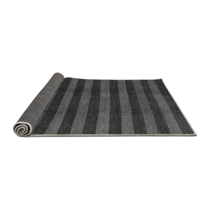 Sideview of Abstract Gray Modern Rug, abs1434gry