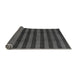 Sideview of Abstract Gray Modern Rug, abs1434gry