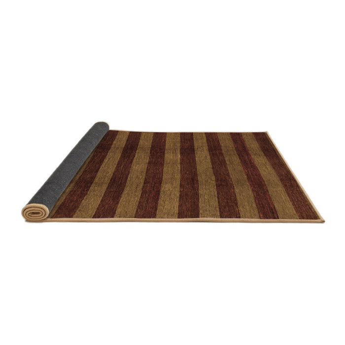 Sideview of Abstract Brown Modern Rug, abs1434brn