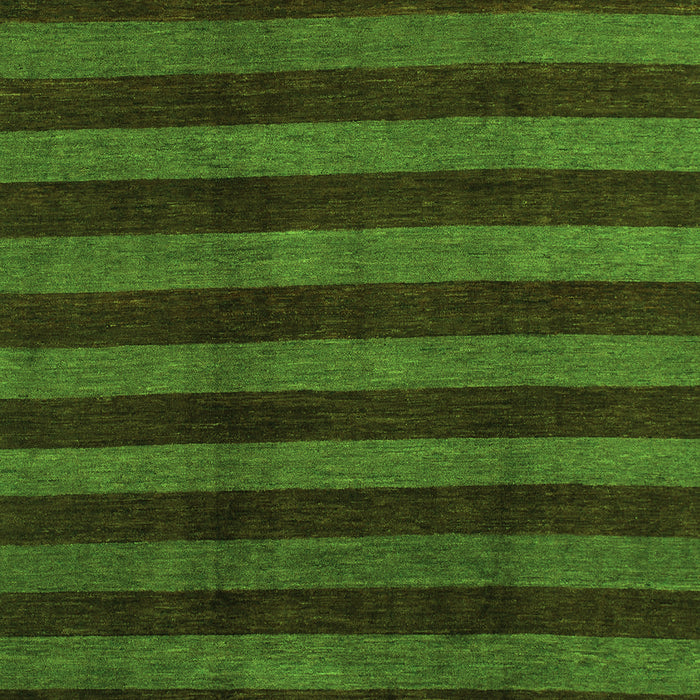 Machine Washable Abstract Green Modern Area Rugs, wshabs1434grn