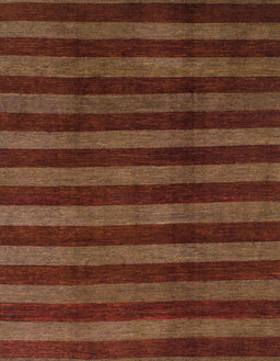 Abstract Dark Red Modern Rug, abs1434