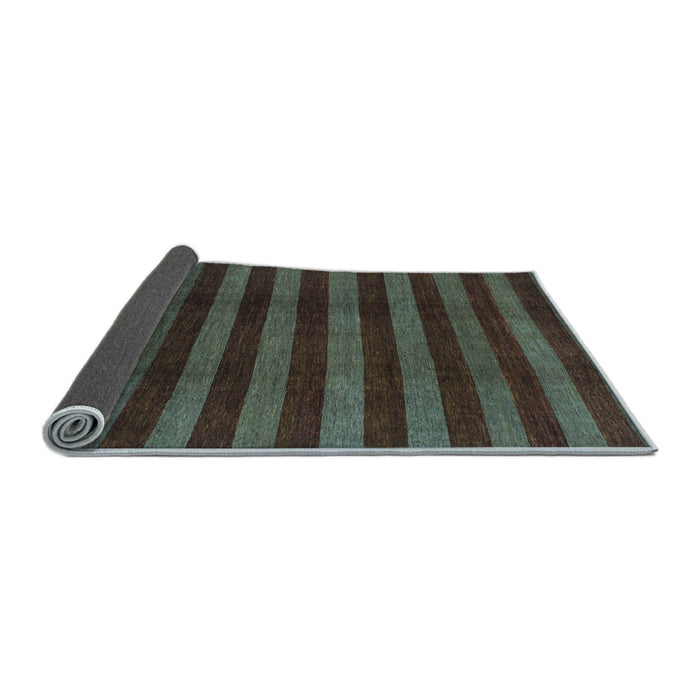 Sideview of Abstract Light Blue Modern Rug, abs1434lblu