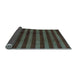 Sideview of Abstract Light Blue Modern Rug, abs1434lblu