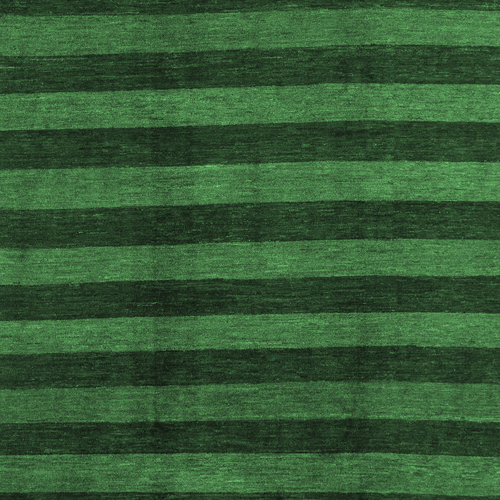 Machine Washable Abstract Emerald Green Modern Area Rugs, wshabs1434emgrn