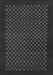 Machine Washable Checkered Gray Modern Rug, wshabs1435gry