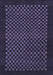 Machine Washable Checkered Blue Modern Rug, wshabs1435blu