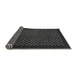 Sideview of Checkered Gray Modern Rug, abs1435gry