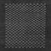 Square Machine Washable Checkered Gray Modern Rug, wshabs1435gry