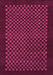 Checkered Pink Modern Rug, abs1435pnk