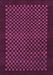 Checkered Purple Modern Rug, abs1435pur