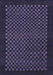 Checkered Blue Modern Rug, abs1435blu