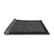 Sideview of Checkered Gray Modern Rug, abs1436gry