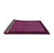 Sideview of Checkered Pink Modern Rug, abs1436pnk