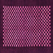 Square Checkered Pink Modern Rug, abs1436pnk