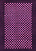 Machine Washable Checkered Purple Modern Area Rugs, wshabs1436pur