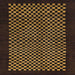 Square Machine Washable Abstract Light Brown Rug, wshabs1436