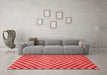 Modern Red Washable Rugs