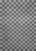 Checkered Gray Modern Rug, abs1437gry