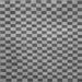 Square Machine Washable Checkered Gray Modern Rug, wshabs1437gry