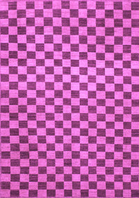 Checkered Purple Modern Rug, abs1437pur