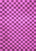 Checkered Purple Modern Rug, abs1437pur